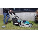 Cortadora de Pasto Inalámbrica 460mm (18") + 2 Baterías 18V 5.0Ah + Cargador Rápido Doble Makita DLM460PT2 - Imagen 3