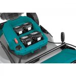 Cortadora de Pasto Inalámbrica 534 mm (21") + 4 Baterías 18V 5.0Ah + Cargador Rápido Doble Makita DLM532PT4