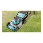 Cortadora de Pasto Inalámbrica 534mm (21") + 6 Baterías 18V 5.0Ah + Cargador Rápido Doble Makita DLM533PT4-1