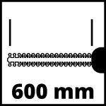 Cortasetos Inalámbrico 18V 60cm (Sin batería ni cargador) GE-CH 18/60 Li-Solo Einhell 3410930 - Imagen 10