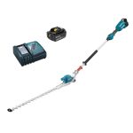 Cortasetos Inalámbrico 500MM + 2 Baterías 18V 5Ah BL1850B + Cargador DC18RC Makita DUN500WRTE - Imagen 2