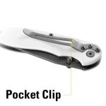 Cuchillo Plegable punto de caída 7" Inoxidable CAT 980015 - Imagen 5