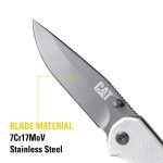 Cuchillo Plegable punto de caída 7" Inoxidable CAT 980015
