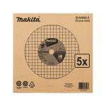 Disco Corte Metal 14" 355x2.5x25.4 mm A36P 5 Unidades Makita B-64696-5