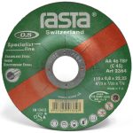 Disco de Corte Inox Rasta 4 1/2" (115x0,8x22mm) Centro Embutido