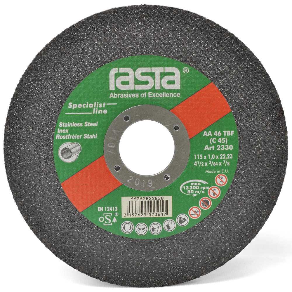 Disco de Corte Inox Rasta 4 1/2" (115x1,0x22mm) - Imagen 1