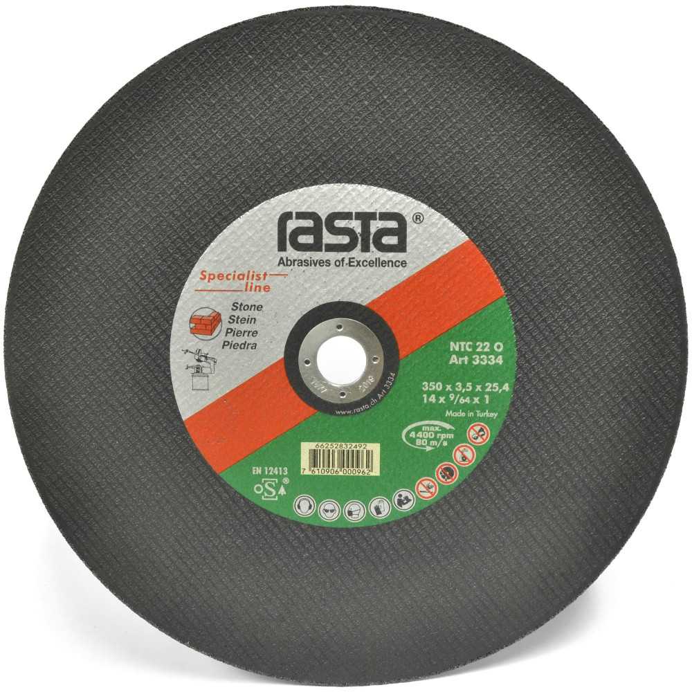 Disco de Corte Piedra y Cerámica Rasta 14" (350x3,5x25mm) - Imagen 1