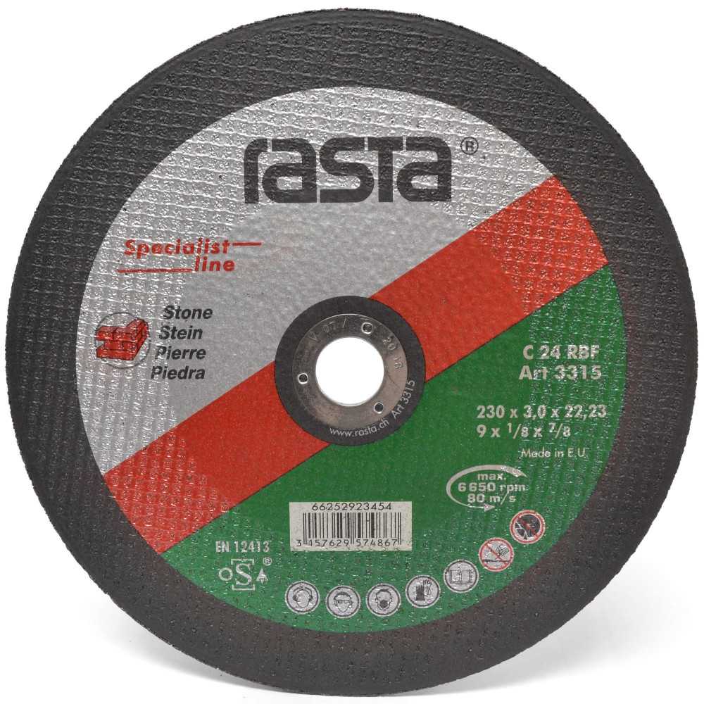 Disco de Corte Piedra y Cerámica Rasta 9" (230x3,0x22mm) - Imagen 1