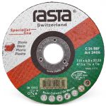 Disco de Desbaste Piedra y Cerámica Rasta 4 1/2" (115x6,0x22mm)