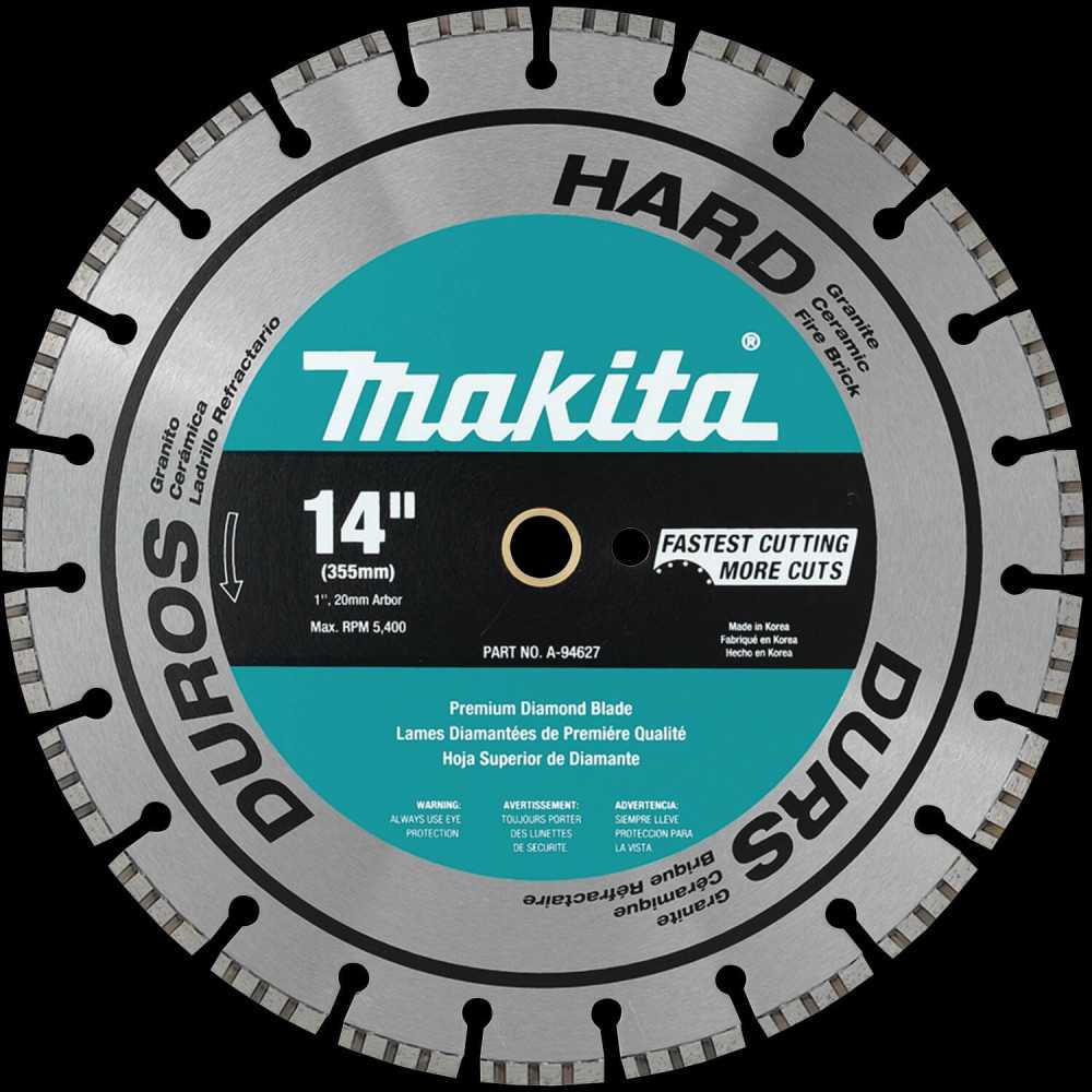 Disco Diamantado 14" (355 mm) Makita A-94627 - Imagen 1