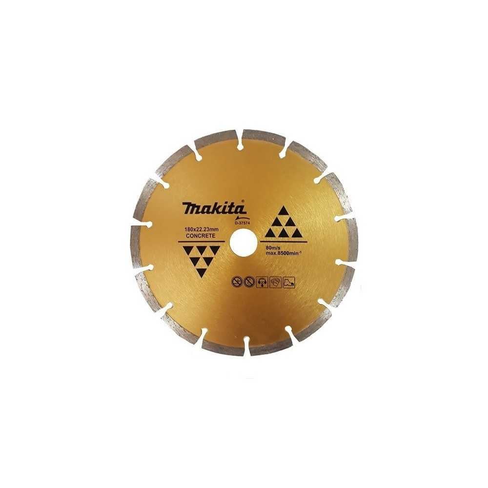 Disco Diamantado Segmentado 180x22.23mm / Seco / Concreto Makita D-37574 - Imagen 1