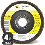 Disco Flap Laminado - Metal - 4,5'' - Grano 80 - Sia