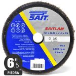 Disco Flap Laminado - Piedra - 6,5'' - Grano 320 - Sait