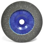 Disco Flap Laminado - Piedra y Vidrio - 7'' - Grano 80 - Poliflex