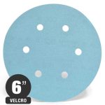 Disco Lija Automotriz Velcro 6 perf. 6" Grano 600 - Siacar