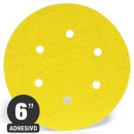 Disco Lija con Adhesivo 6 Perf. 6" Grano 240 - Siarexx Cutt