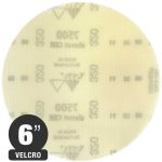 Disco Lija Madera Automotriz 6'' - Sist. Velcro - Grano 240 - Sianet
