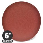 Disco lija Madera Sist. Adhesivo Ciego 6" Grano 80 -Siawood