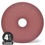 Disco Lija Respaldo Fibra Metales 4 1/2" P10 - SialoX