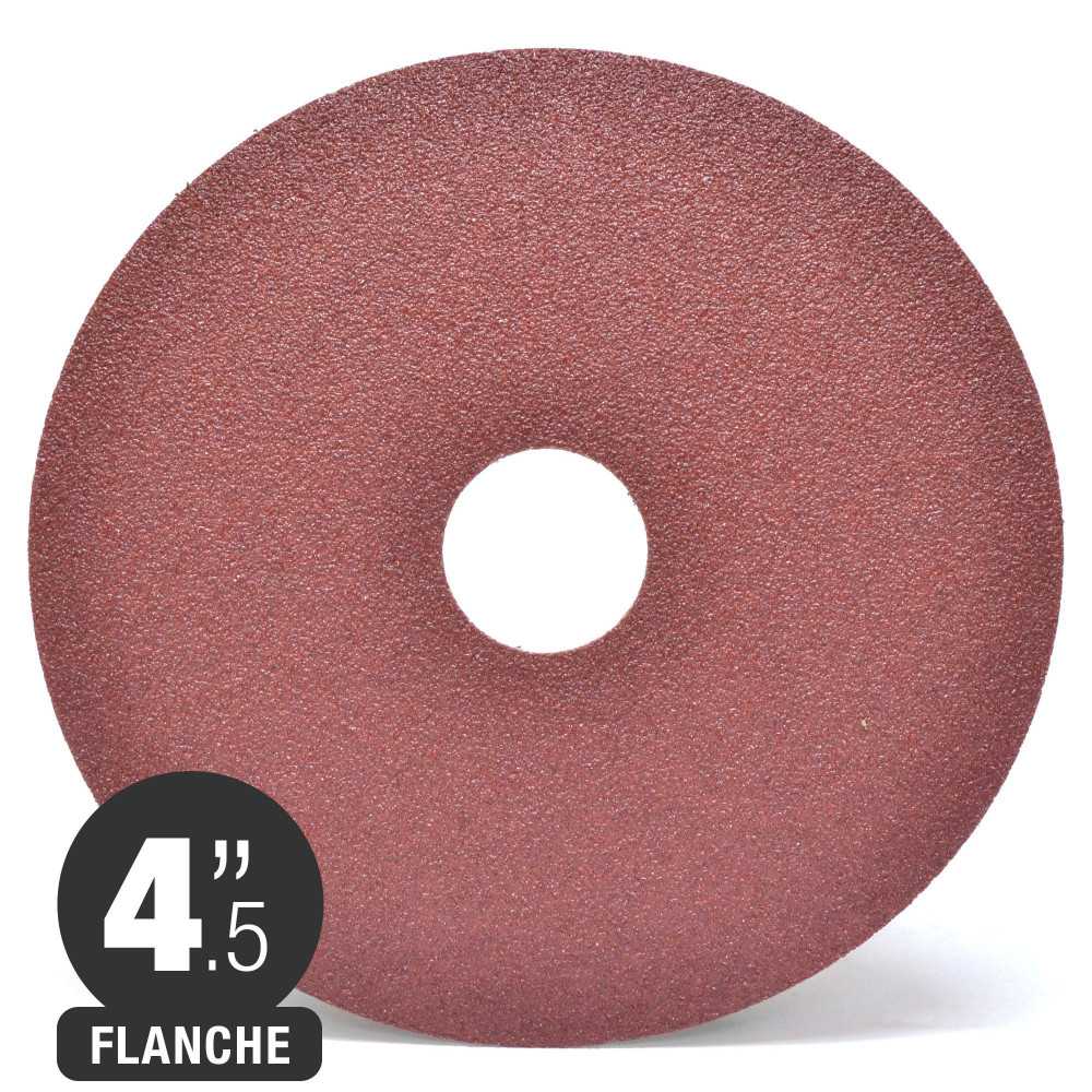 Disco Lija Respaldo Fibra Metales 4 1/2" P10 - SialoX - Imagen 1