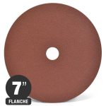 Disco Lija Respaldo Fibra Metales 7" P24 - SialoX