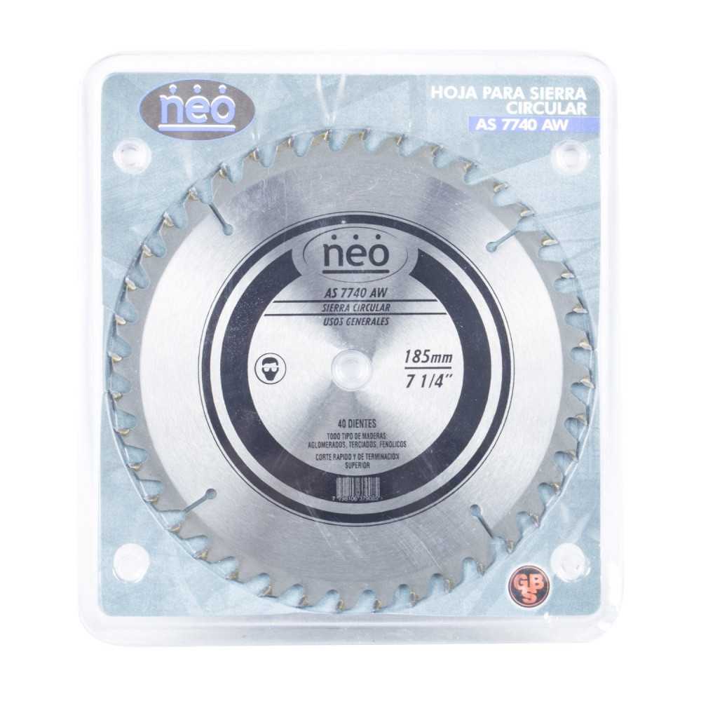 Disco Sierra 7 1/4" 40 Dientes AS 7740 AW Neo MI-NEO-044483 - Imagen 3