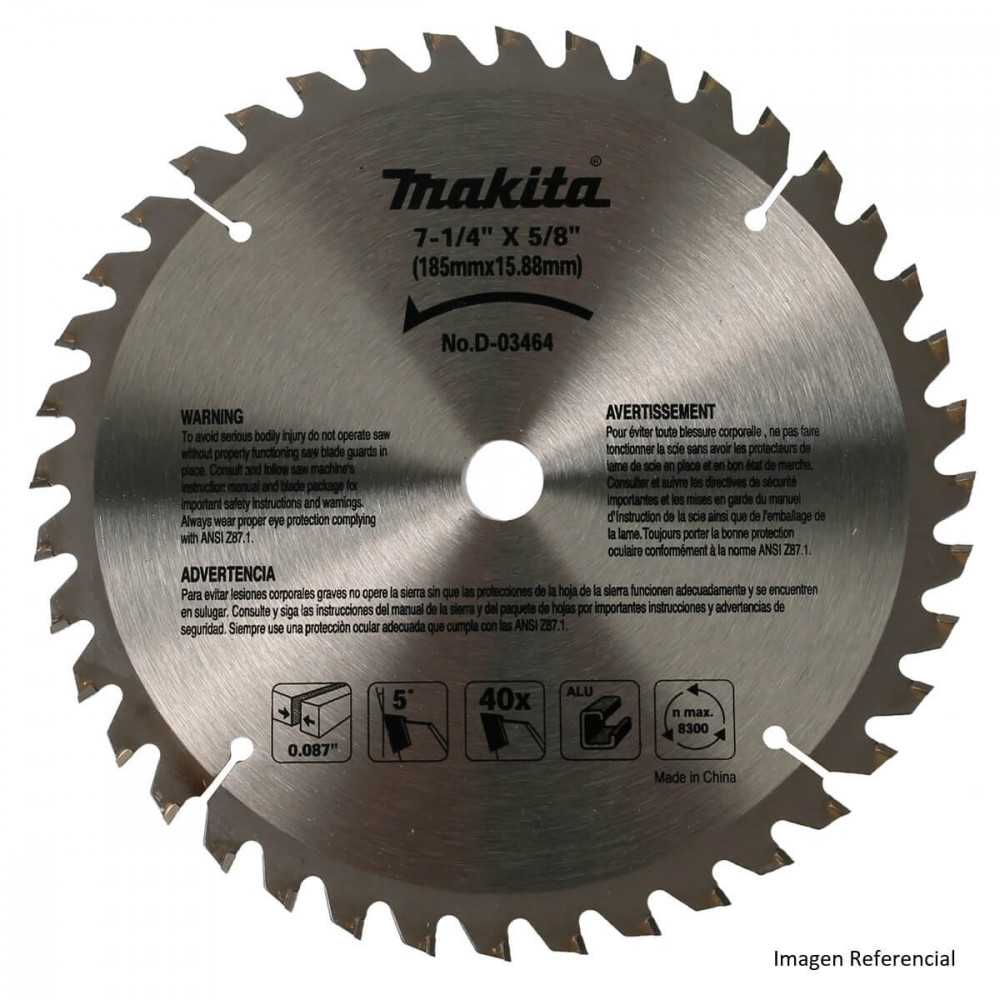 Disco Sierra Aluminio 305mm (12") x25.4mmx100T Makita D-73162 - Imagen 1