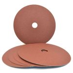 Display 5 Discos Lija Metal - Respaldo Fibra - 7" Grano 80 - Sialox - Imagen 2