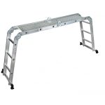 Escalera Andamio Multiuso Aluminio 3.7Mt. 12 Escalones Gladiator MI-GLA-055016 - Imagen 2