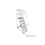 Escalera Avión Acero 6 peldaños 1.86MT 150KG ZEBRIK HB4937
