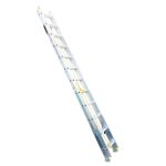Escalera Telescópica aluminio 6.40Mt 102Kg 24 peld. ZEBRIK AM42-212II