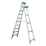 Escalera tijera aluminio 3.04MT 136KG ZEBRIK AM21-109IA - Imagen 2