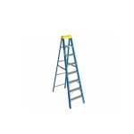 Escalera tijera Fibra Vidrio 3.04Mt 150KG ZEBRIK FO26-109
