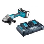 Esmeril Angular Inalámbrico 180mm (7") 18V + 2 baterías 5.0 Ah + Cargador Rápido Doble Makita DGA701PT2 - Imagen 2