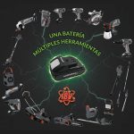 Esmeril Angular Inalámbrico 4 1/2" 18V + 2 baterías + cargador AA815/18K2 Gladiator MI-GLA-052006