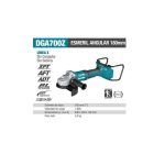 Esmeril Angular Inalámbrico 7" (180 mm) Makita DGA700Z