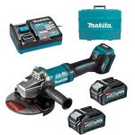 Esmeril Angular Inalámbrico 7" 40V + 2 Baterías 4.0Ah + Cargador + Caja Makpac. Makita GA037GM201 - Imagen 2