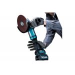 Esmeril Angular Inalámbrico 7" 40V + 2 Baterías 4.0Ah + Cargador + Caja Makpac. Makita GA037GM201 - Imagen 4