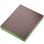 Esponja Abrasiva Madera y Barnices - Super Fino Verde - 97x120 mm - Siasponge Flex