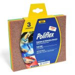 Esponja Abrasiva Pack Medium / Fino / Superfino 7972 Siasponge Soft (EVA) - 623050