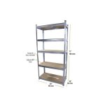 Estante 5 Niveles 180x90x4cm 185 Kg ES81/5 Gladiator MI-GLA-054913