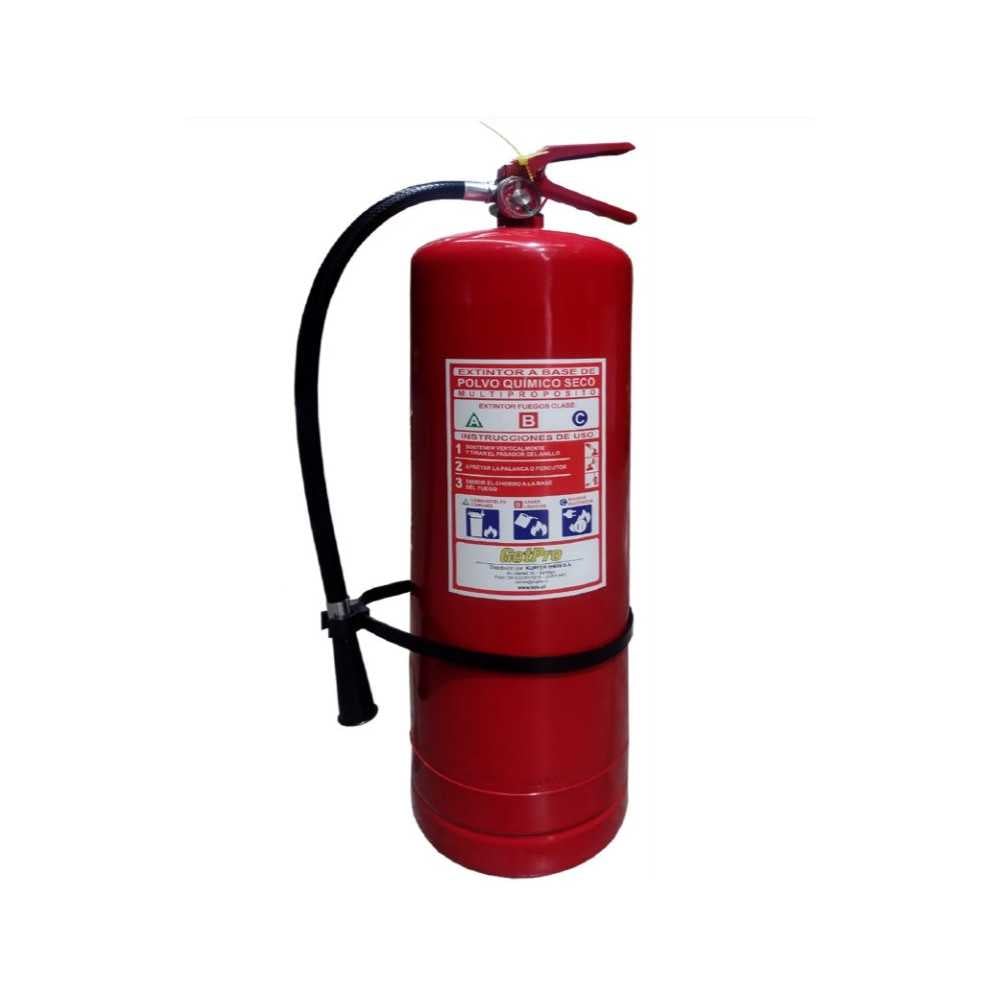 Extintor PQS 75% para incendios ABC 10 kg. Getpro 163028 - Imagen 1