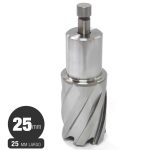 Fresa Anular - 25 mm - Serie Corta (25 mm) - HSS - Toma Weldon