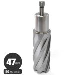 Fresa Anular - 47 mm - Serie Larga (50 mm) - HSS - Toma Weldon