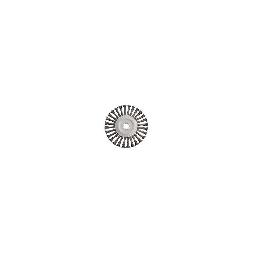 Grata Circular Acero Templado Trenzado 7'' - Calibre de 0,6 mm - Buje 7/8''- Hela - Imagen 1