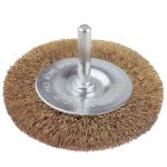 Grata Circular Latón Ondulado 4" (100mm) - Calibre 0,2mm - Vástago 1/4'' - Hela