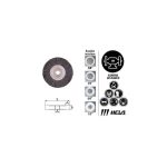 Grata Circular Plana Alambre Acero 6" 64/35 Hela 10800644