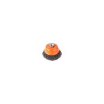 Grata Copa Acero Ondulado 4'' - Calibre de 0,5 mm - Toma M14 - Hela
