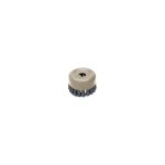 Grata Copa Recta Acero Templado Trenzado 4'' - Calibre de 0,6 mm - Buje 7/8'' - Hela