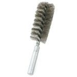 Hisopo Acero Inoxidable Ondulado 1" (26mm) - Calibre 0,2 - Acople para Taladro - Hela